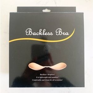 Adhesive Backless Bra / Black